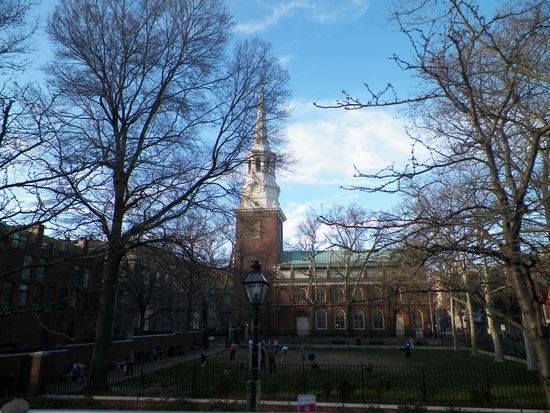 Eine der zahlreichen Kirchen aus der Anfangszeit der Besiedlung Amerikas.