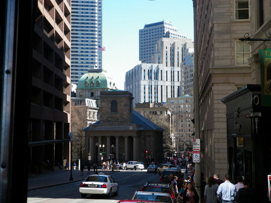 Auf geht's in den Financial District Bostons...