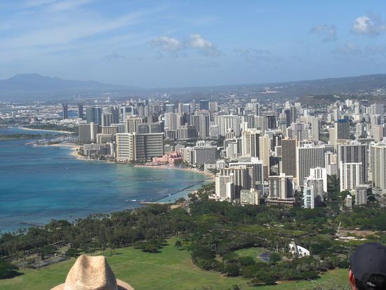 Waikiki vom Diamond Head aus.