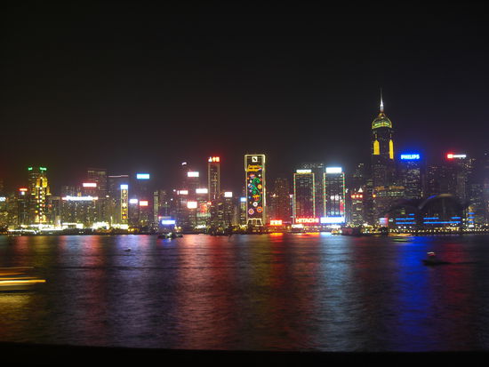 Aussicht aus unserem Hotelzimmer