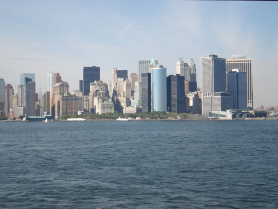 Skyline of Manhattan!! Kostenloser Blick von der Staten Island Ferry