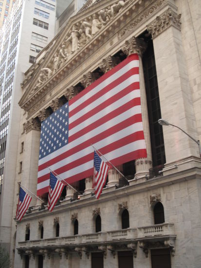 Wall Street - wenig patriotisch, wie man sie kennt, die Amis