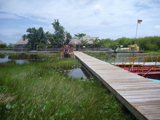 Das Indianer-Reservat, mitten in den Everglades