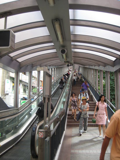 Die längste Rolltreppe der Welt...