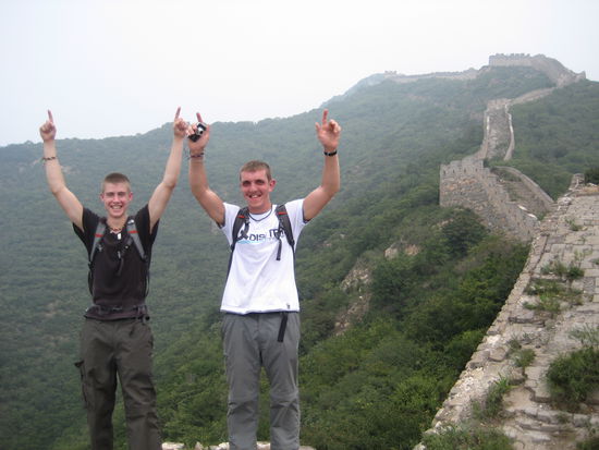 Unsere beiden walisischen Mitstreiter.