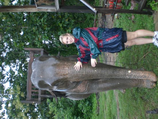 Marens ganz grosses Highlight!!!! Klatschnass aber gluecklich.