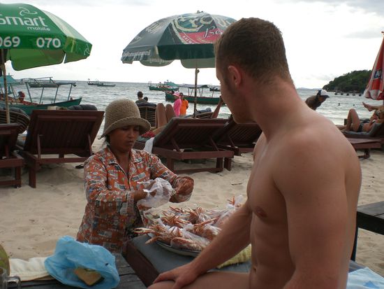 Die Auswahl an Seefood ist unglaublich (ganz toll, wenn man keinen Fisch mag! grrr)