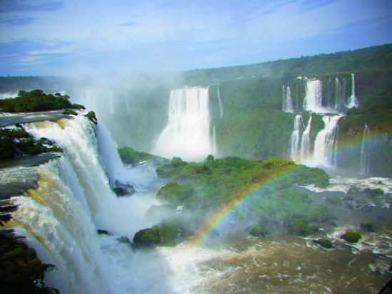 Brasilianische Seite der Wasserfaelle