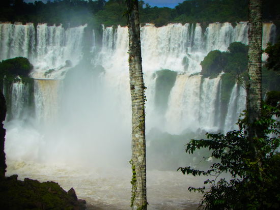 Argentinische Seite der Iguazu-Wasserfaelle