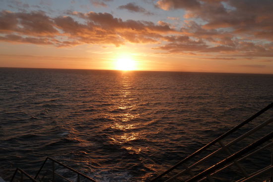 Puerto Montt - ....ein Sonnenuntergang darf an diesem schönen 
Tagesausklang nicht fehlen.