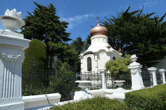 Punta Arenas  -  Das Mausoleum von Sara Braun, der Frau eines Schaf-Barons