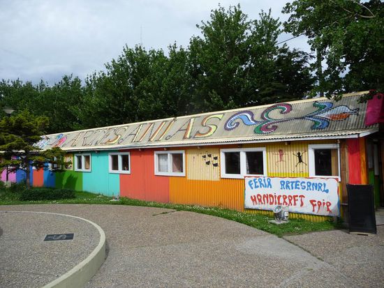 Ushuaia - bunte Häuser