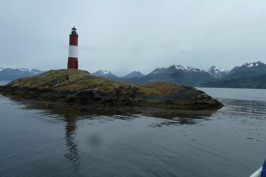 Ushuaia - An diesem Leutschturm müssen alle Schiffe vorbei