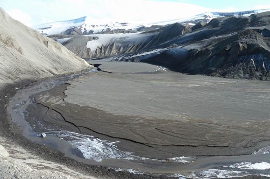 Antarktis - ...so sieht die Vulkanwelt von oben aus.....