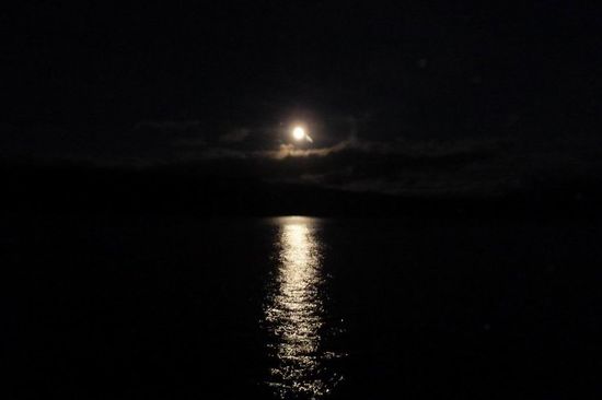Drake Passage - .....läßt auch noch der Mond zum Abschied grüßen!
Das war unsere Antarktisreise in 2011.