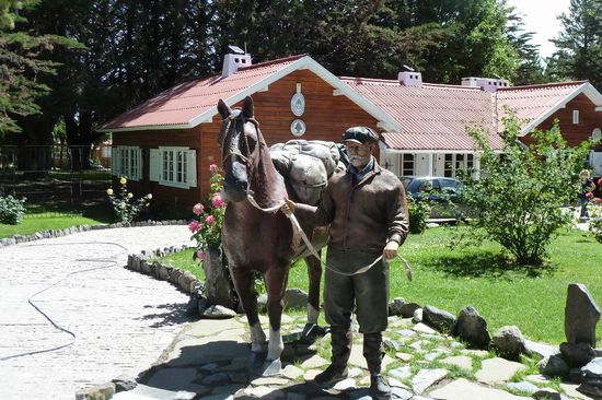 El Calafate - Hier ist Francisco P. Moreno abgebildet. Er hat die Region erforscht und war Wegbereiter für die Besiedelung und gab dem Gletscher seinen Namen.