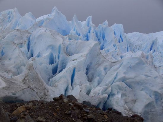 El Calafate - kleine Detailimpression - das Blau, das so faszinierend ist.
