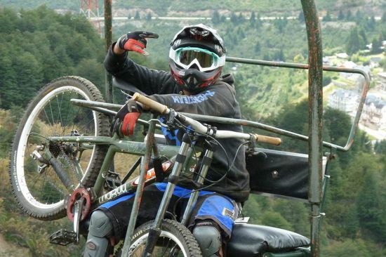 Bariloche - ....und wenn die Mountain Biker dieses Gebiet in "Besitz" nehmen.
