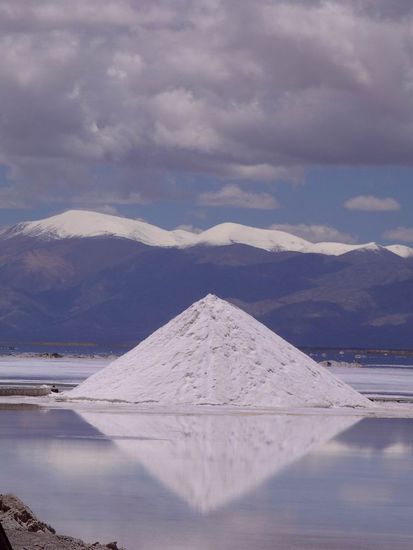 Salta - 1. Ausflugstag - Salinas Grandes - ...fast eine optische Täuschung.