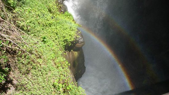 Iguazu 1. Tag - ...der seltene Anblick von 2 Regenbogen gleichzeitig