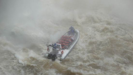Iguazu 2. Tag - ...es ist schon etwas gefährlich, was wir hier machen....
