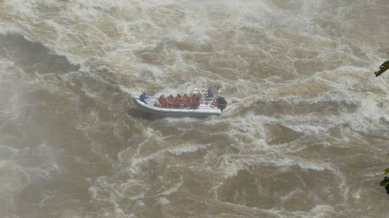 Iguazu 2. Tag - ...aber wir kehren wohlbehalten zum sicheren Ankerplatz zurück.