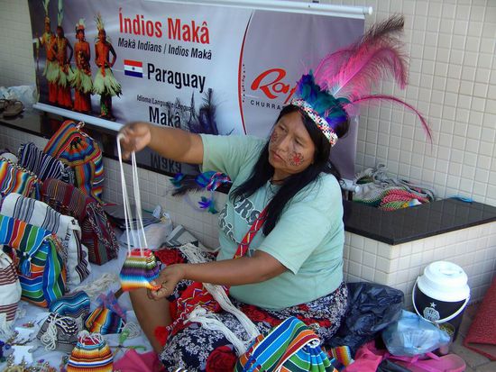 Iguazu 4. Tag, Brasilien - ...diese hübschen Taschen gingen schnell weg.