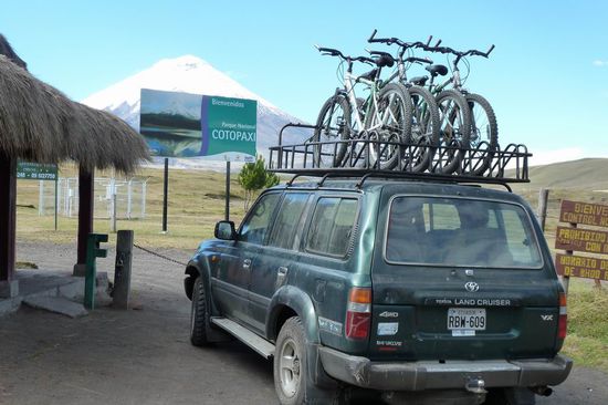 Eingang zum Nationalpark Cotopaxi