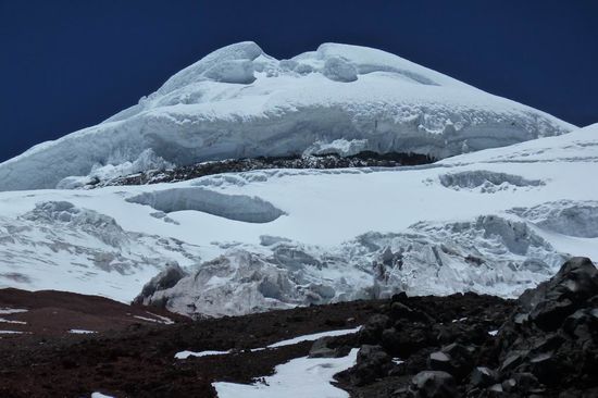 Das gewaltige Gletschermassiv