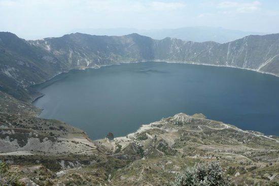 Dafuer sind wir so weit gefahren - Der Chilotoa Kratersee