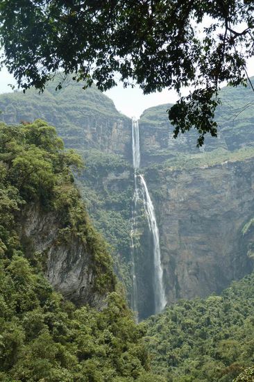 Chachapoyas - Wasserfall bei Gotca
