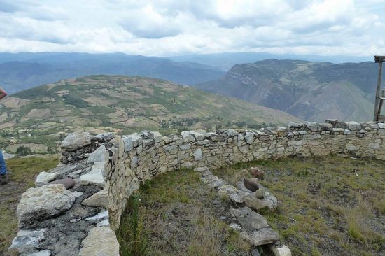 Chachapoyas - Ausblick von der Festung Kuelap