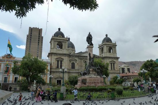 La Paz - Einer von vielen schoenen Plaetzen