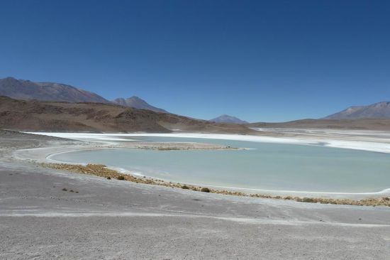 Salar de Uyuni - Eine Laguna-Impression.