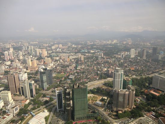 Blick ueber die Stadt vom Tower