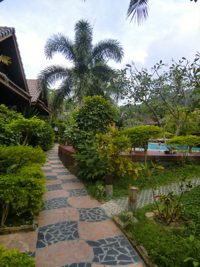 Unsere Hotelanlage mit den schonen Bungalows