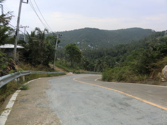 Hier einer der steilen Abschnitte - leider wird dies auf diesem Foto nicht wirklich so deutlich.