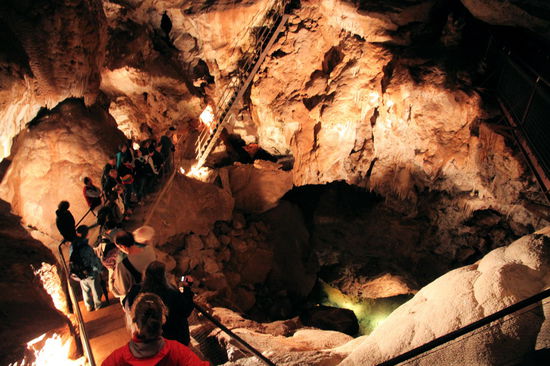 In den riesigen Höhlen fühlte man sich teilweise wie in 'Moria' bei 'Der Herr der Ringe'.