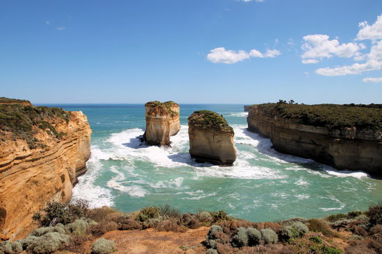 Wie diese beiden in einer eigenen kleinen Bucht.