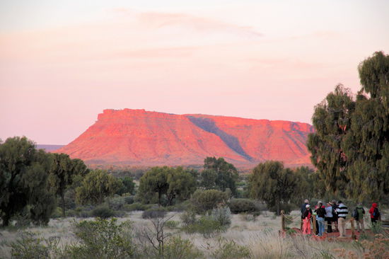 Ein Teil der Aussichtsplattform aus der Distanz.