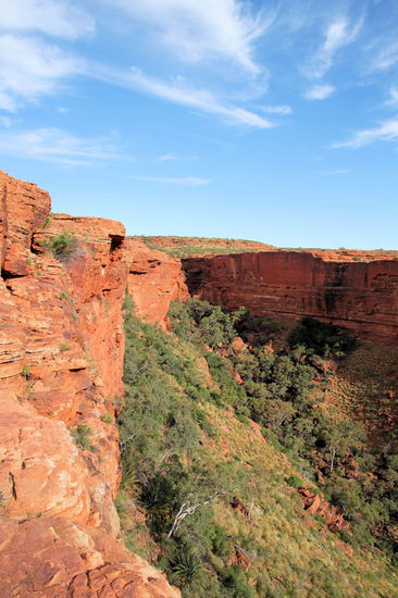 Blick vom Rand in den Kings Canyon.
