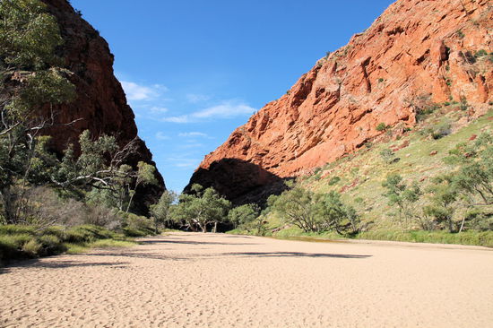 Auf dem Weg in die Schlucht.