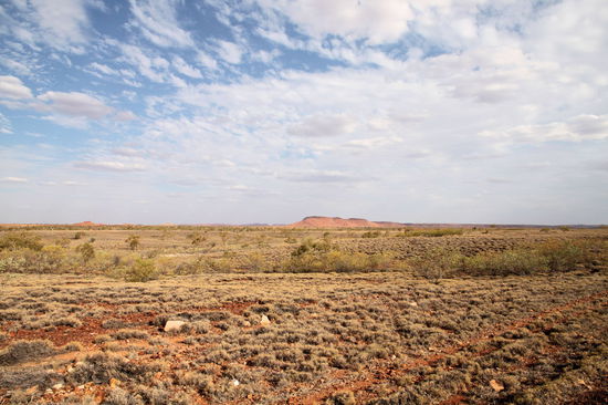 Je näher man dem Karijini NP kam, desto interessanter wurde die Landschaft.