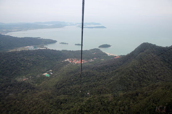 Der Blick nach unten.