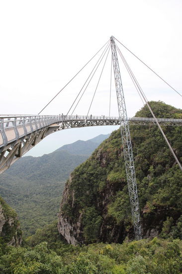 Noch mal die Brücke mit Blick in die Schlucht.