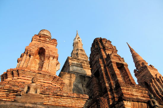 Der Haupttempel in Nahaufnahme.