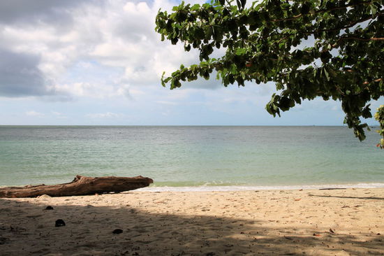 So sieht der Strand sehr ruhig aus, aber ...