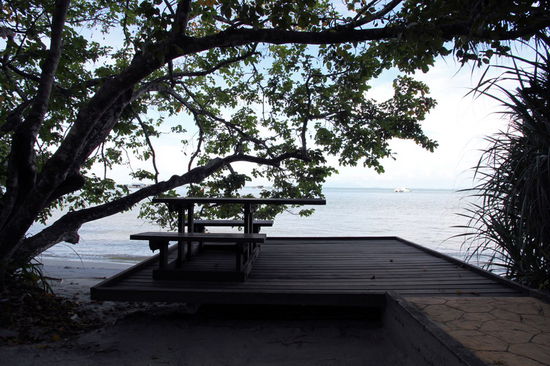 Auf dem Rückweg kamen wir an dieser romantischen Picknick-Möglichkeit vorbei.