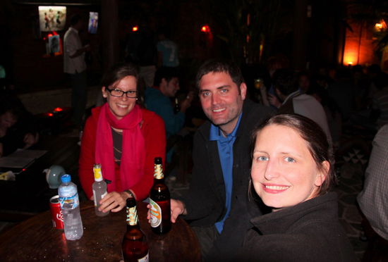 Den Jahreswechsel verbrachten wir vier sehr nett im Utopia, einer schönen Anlage, die eine Mischung aus Bar und Garten-Restaurant ist.