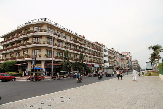 ... viele schick sanierte Gebäude.